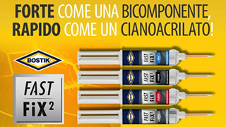 Bostik: le nuove colle bicomponenti Fast Fix²