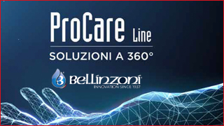 Procare Line di Bellinzoni: prodotti professionali per pulire e proteggere le superfici